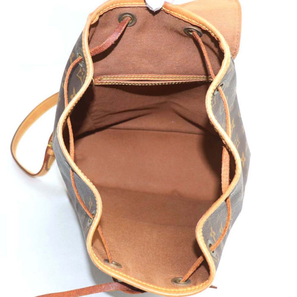 LOUIS VUITTON Authentic Brown Monogram Backpack - Picture 4 of 10